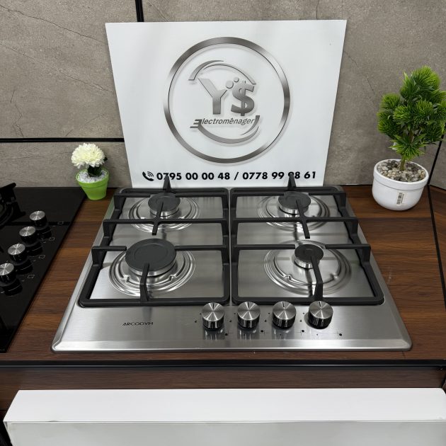 PROMOTION LA PLAQUE CHAUFFANTE INOX 4 FEUX ARC