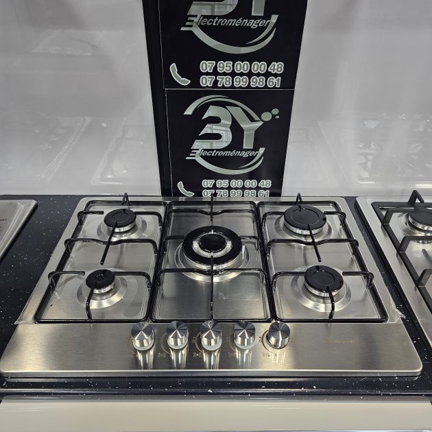 LA PLAQUE 5 FEUX INOX MULTISMART MS-GS1254
